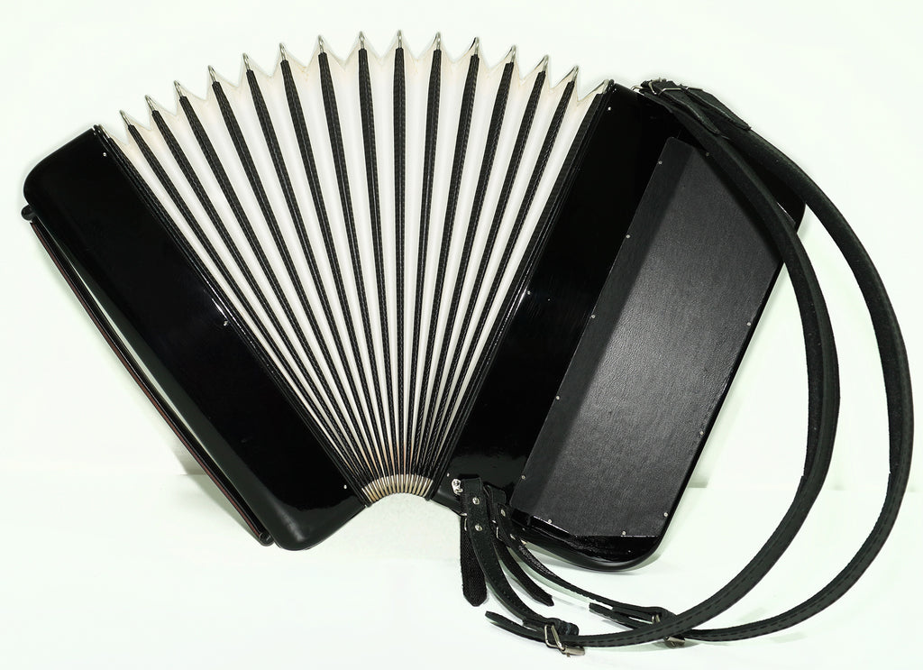 Hohner Riviera III N De Luxe 5 Row Button Accordion 120 Bass made in Germany, New Straps, Accordeone de Botones, 2615