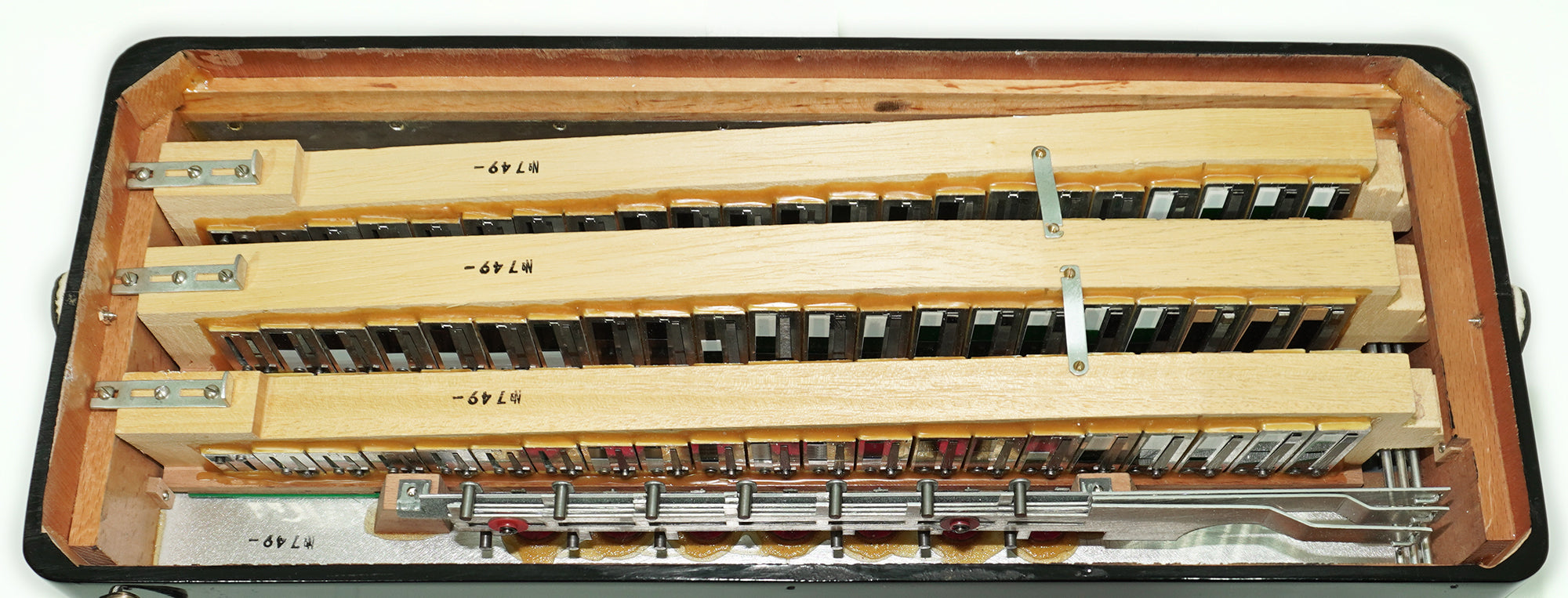 Hohner Riviera III N De Luxe 5 Row Button Accordion 120 Bass made in Germany, New Straps, Accordeone de Botones, 2615