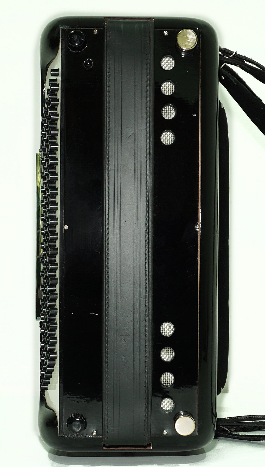 Grossmann Vintage 5 Row Button Accordion 120 Bass, made in Italy, New Straps, Rare Original Italian Accordian Instrument, Amazing sound! 2613