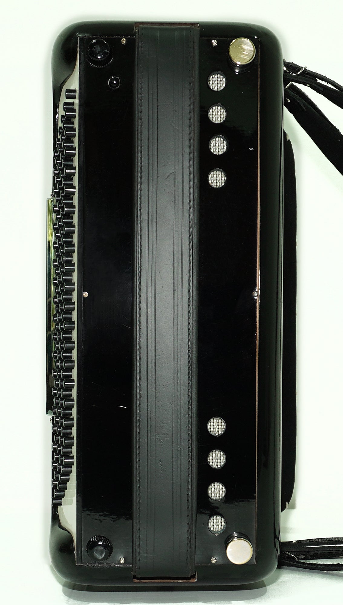 Grossmann Vintage 5 Row Button Accordion 120 Bass, made in Italy, New Straps, Rare Original Italian Accordian Instrument, Amazing sound! 2613