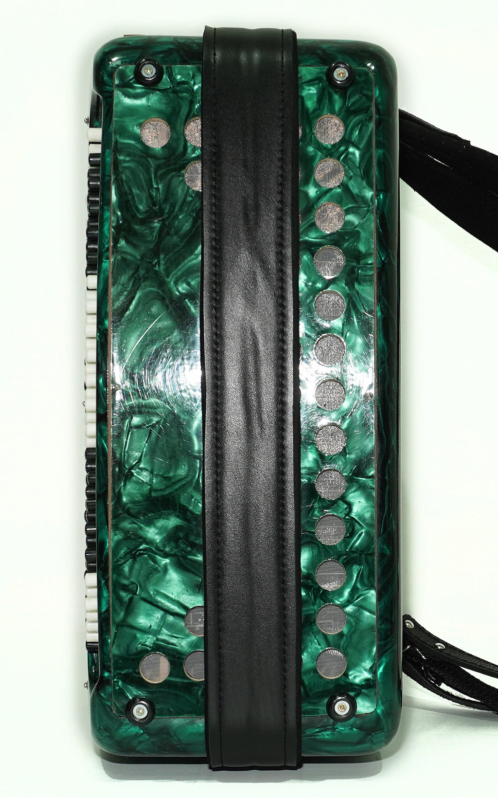 Bayan Belarus 3 Row Chromatic Button Accordion, made in USSR Vintage Bayan B System, New Straps, Soviet Garmoshka, 2622