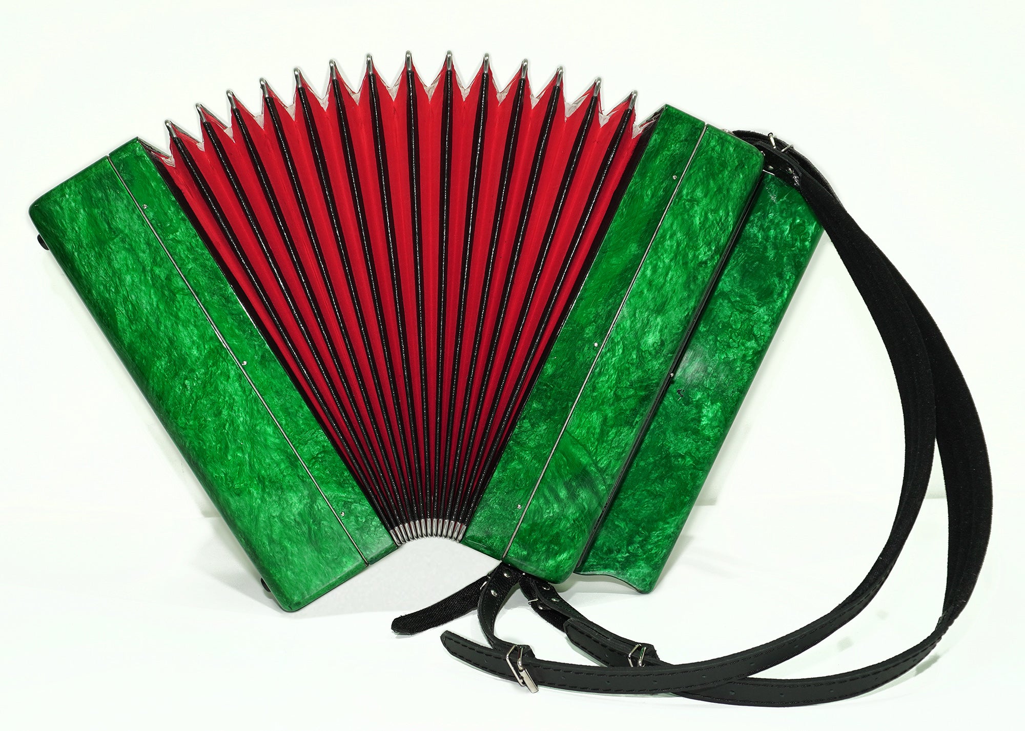 Tulskiy Bayan Tula 202, 3 Row Chromatic Button Accordion, Perfect Bayan B System, New Straps and Soft Case, Soviet Garmoshka Tula, 2618