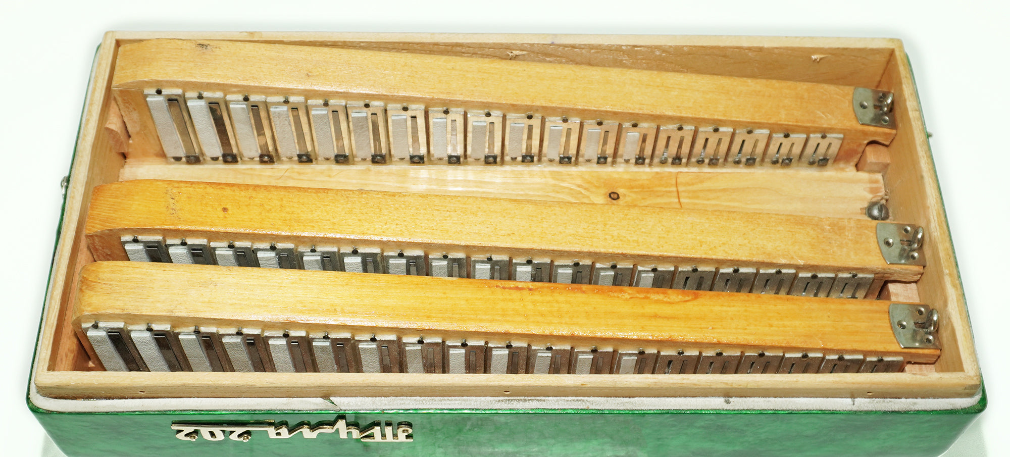 Tulskiy Bayan Tula 202, 3 Row Chromatic Button Accordion, Perfect Bayan B System, New Straps and Soft Case, Soviet Garmoshka Tula, 2618