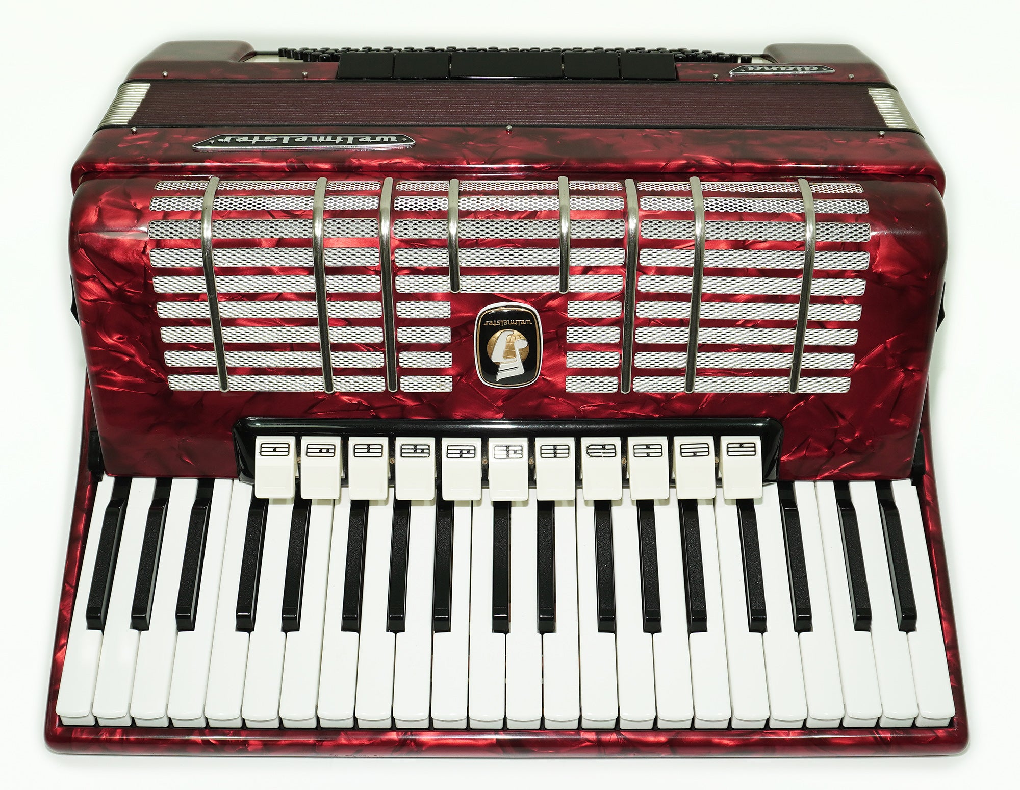 Weltmeister Diana Accordion 120 Bass, German Accordian Instrument, New Straps and Soft Case for Gift, Original Keyboard Piano Acordeone, 2619