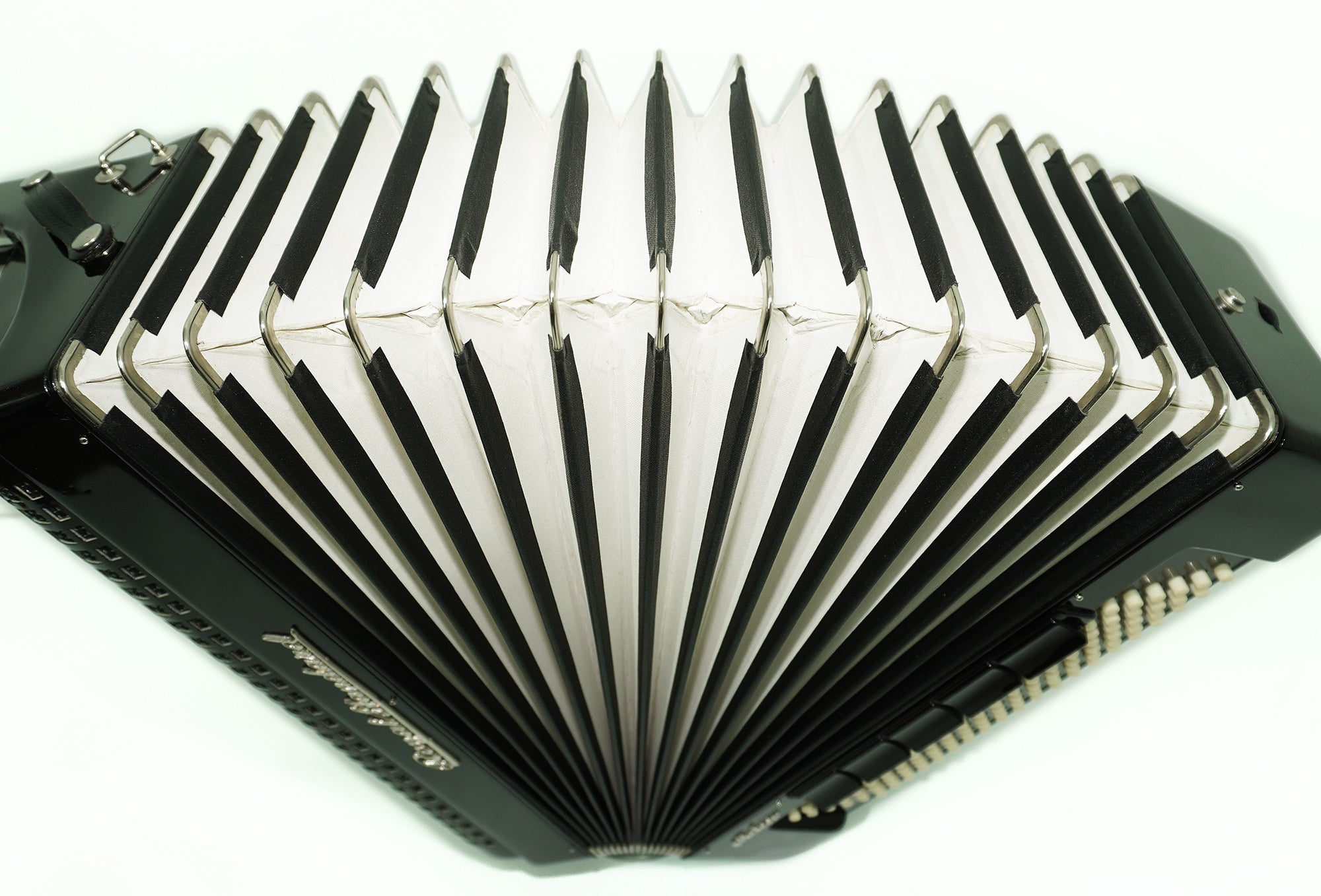Royal Standard Meteor Full Size Accordion made in Germany, 120 Bass Concert Piano Akkordeon for Adults, New Straps and Soft Bag for Gift, 2626