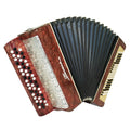 Ukraine Polissya Bayan 3 Row Chromatic Button Accordion 100 Bass, Folk Harmonica, Garmoshka, New Straps and Soft Case, 2632