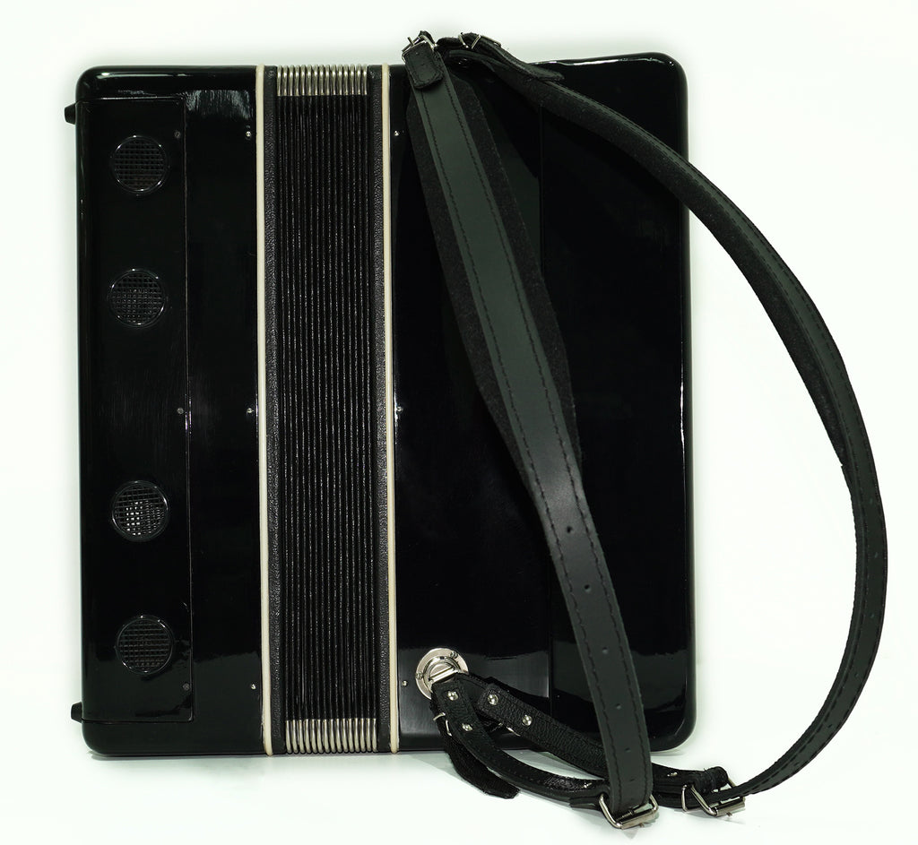 Concert 5 Rows Button Accordion Atlant 120 Bass, Chromatic Ukrainian Bayan, B System, New straps, Rich and Powerful sound!, 2628