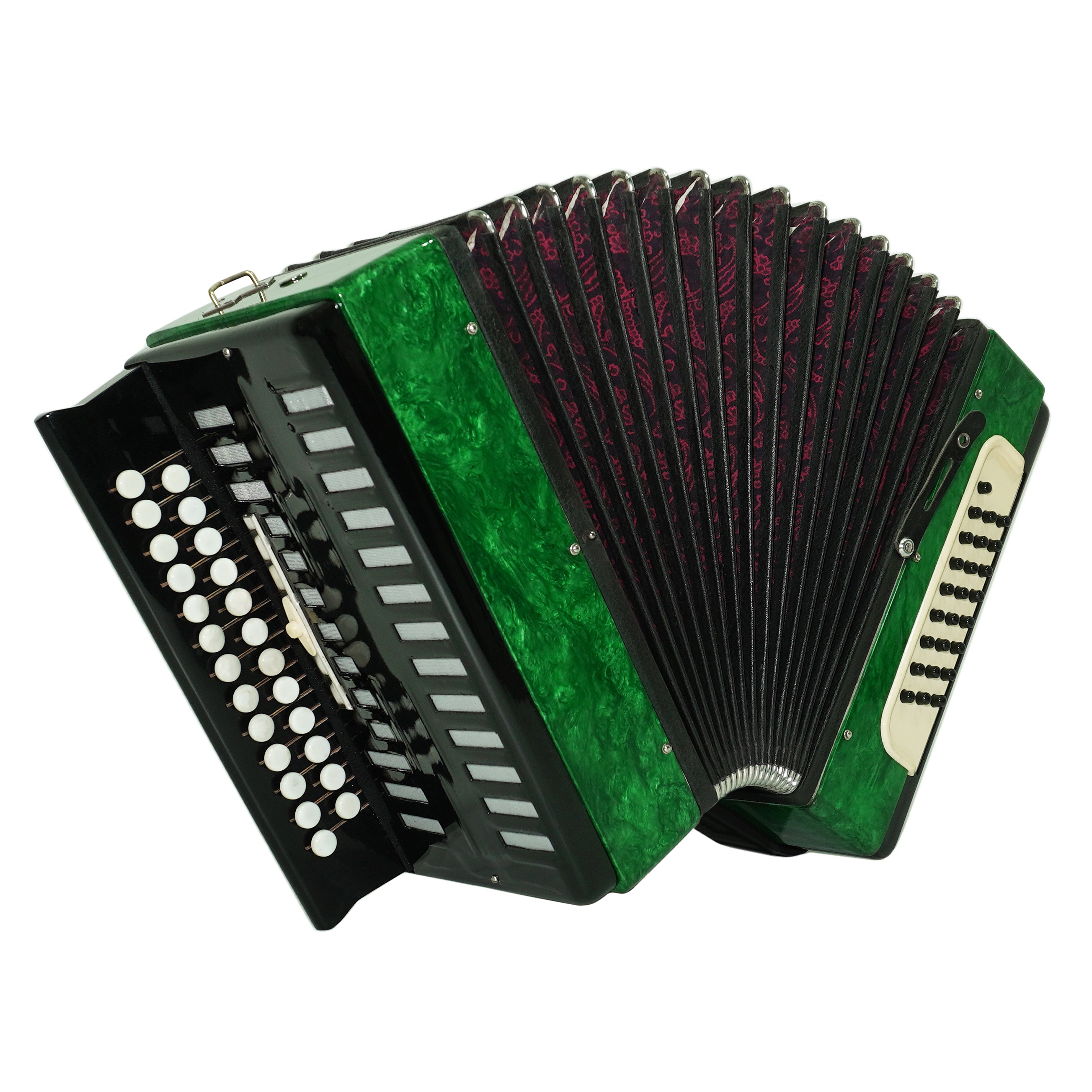 Tulskaya Garmon Melodiya Button Accordion made in Tula Russia, Vintage Folk Musical Instrument, Soviet Garmoshka, 2638