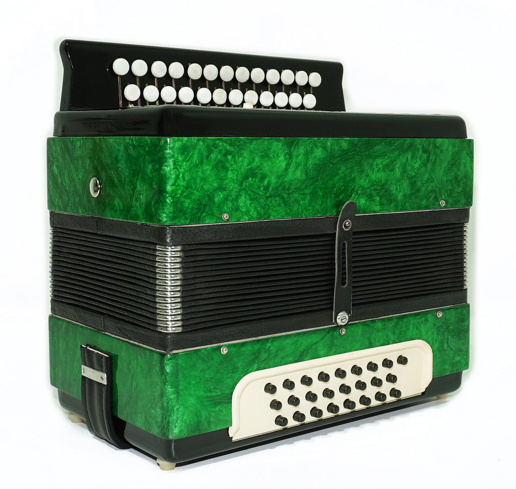 Tulskaya Garmon Melodiya Button Accordion made in Tula Russia, Vintage Folk Musical Instrument, Soviet Garmoshka, 2638