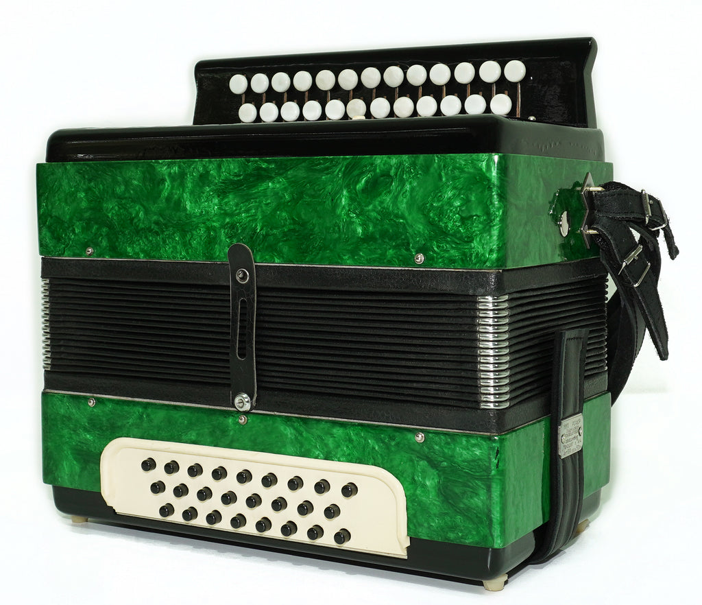 Tulskaya Garmon Melodiya Button Accordion made in Tula Russia, Vintage Folk Musical Instrument, Soviet Garmoshka, 2638