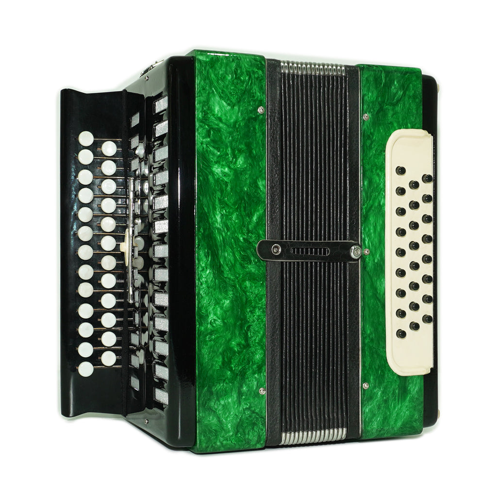 Tulskaya Garmon Melodiya Button Accordion made in Tula Russia, Vintage Folk Musical Instrument, Soviet Garmoshka, 2638