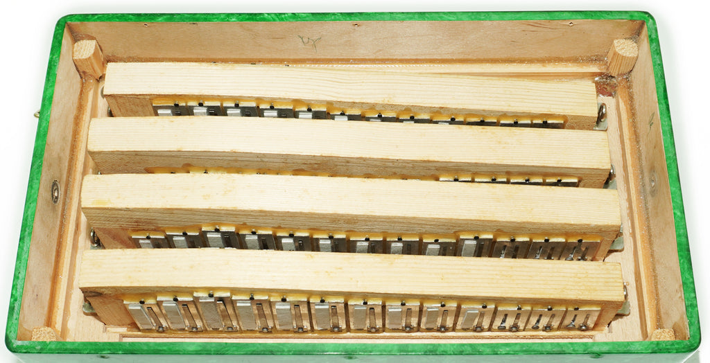 Tulskaya Garmon Melodiya Button Accordion made in Tula Russia, Vintage Folk Musical Instrument, Soviet Garmoshka, 2638