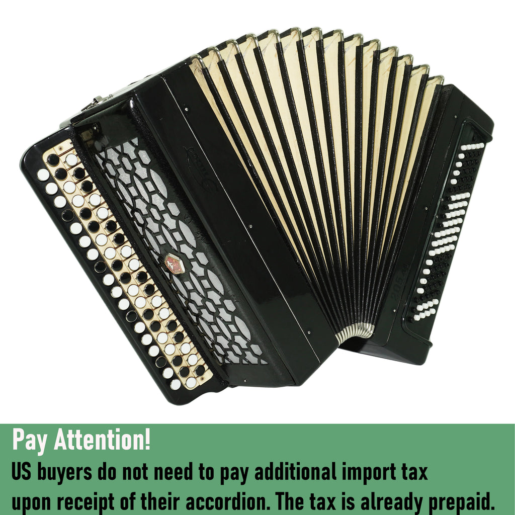 Tulskiy Russian Bayan Etude 205M Button Accordion 100 bass Acordeone de Botones, New Straps, Vintage Tula Musical Instrument, 2641