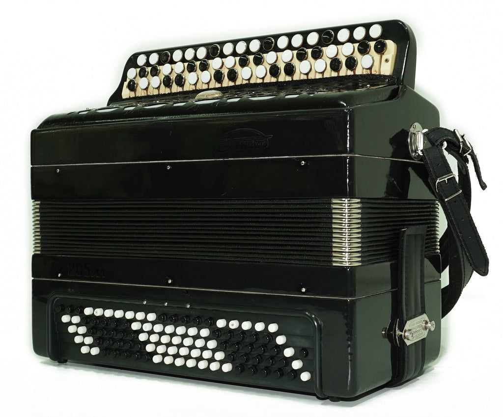Tulskiy Russian Bayan Etude 205M Button Accordion 100 bass Acordeone de Botones, New Straps, Vintage Tula Musical Instrument, 2641