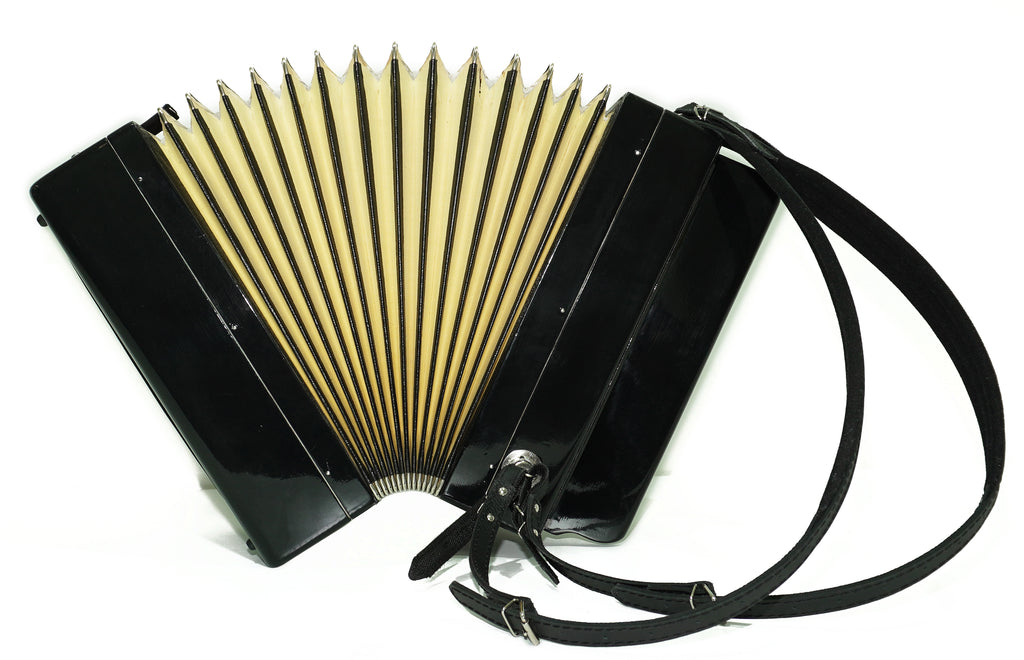 Tulskiy Russian Bayan Etude 205M Button Accordion 100 bass Acordeone de Botones, New Straps, Vintage Tula Musical Instrument, 2641