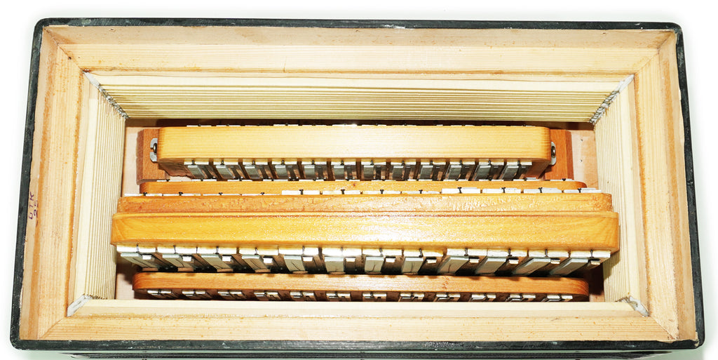 Tulskiy Russian Bayan Etude 205M Button Accordion 100 bass Acordeone de Botones, New Straps, Vintage Tula Musical Instrument, 2641