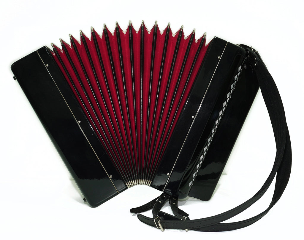 Bayan Accordion Tulskiy Tula 3 Row Chromatic Button Accordion 120 Bass, Vintage Music Box B System, New Straps, Soviet Harmonica, 2635