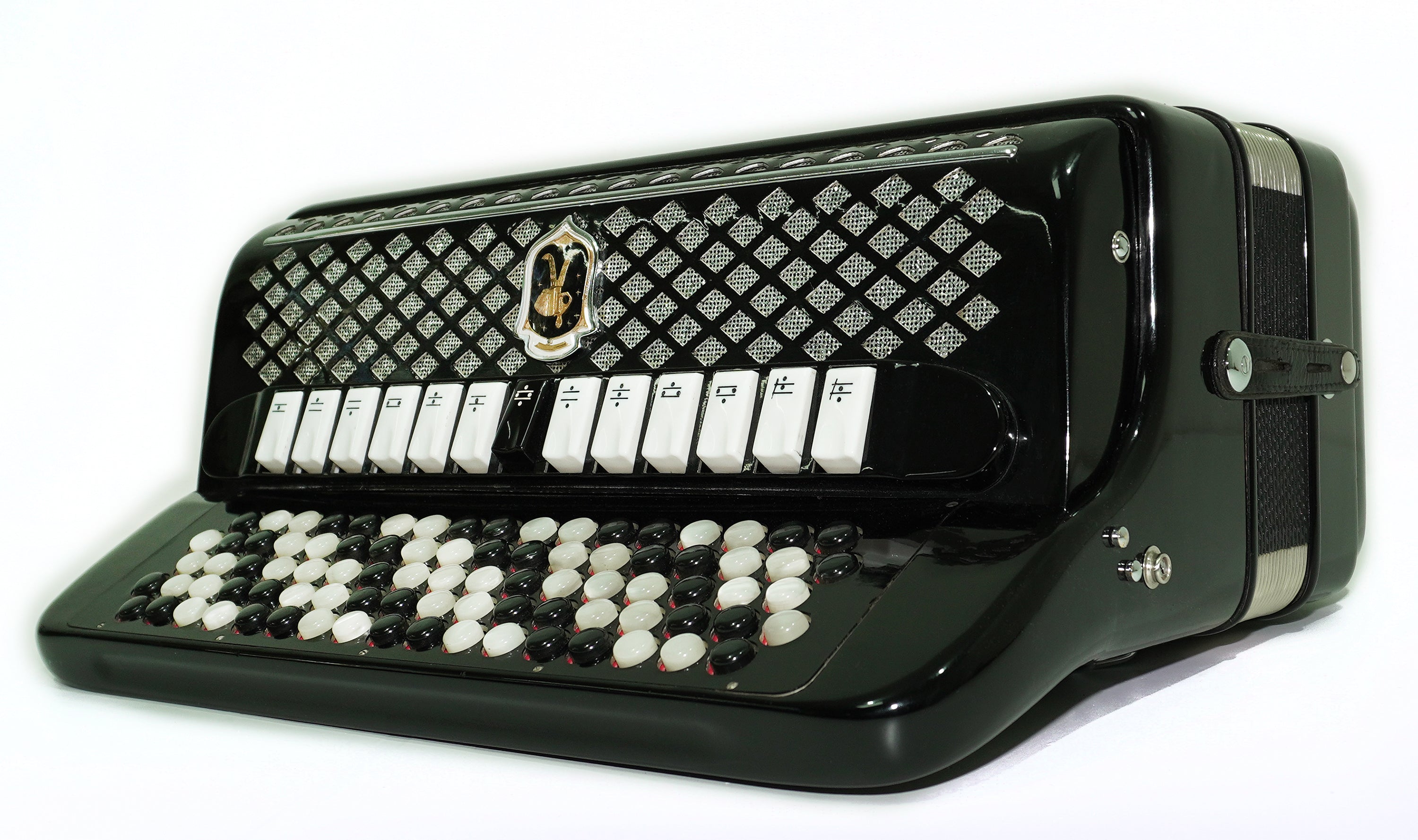 Paolo Soprani 5 Rows Button Accordion 120 Bass made in Italy, C Griff Professional Concert Accordeone de Botones for Adults
