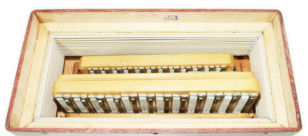 Tulskiy Accordion Tula 202, 3 Row Chromatic Button Accordion, Russian Bayan B System, New Straps and Soft Case, Soviet Garmoshka, 2637