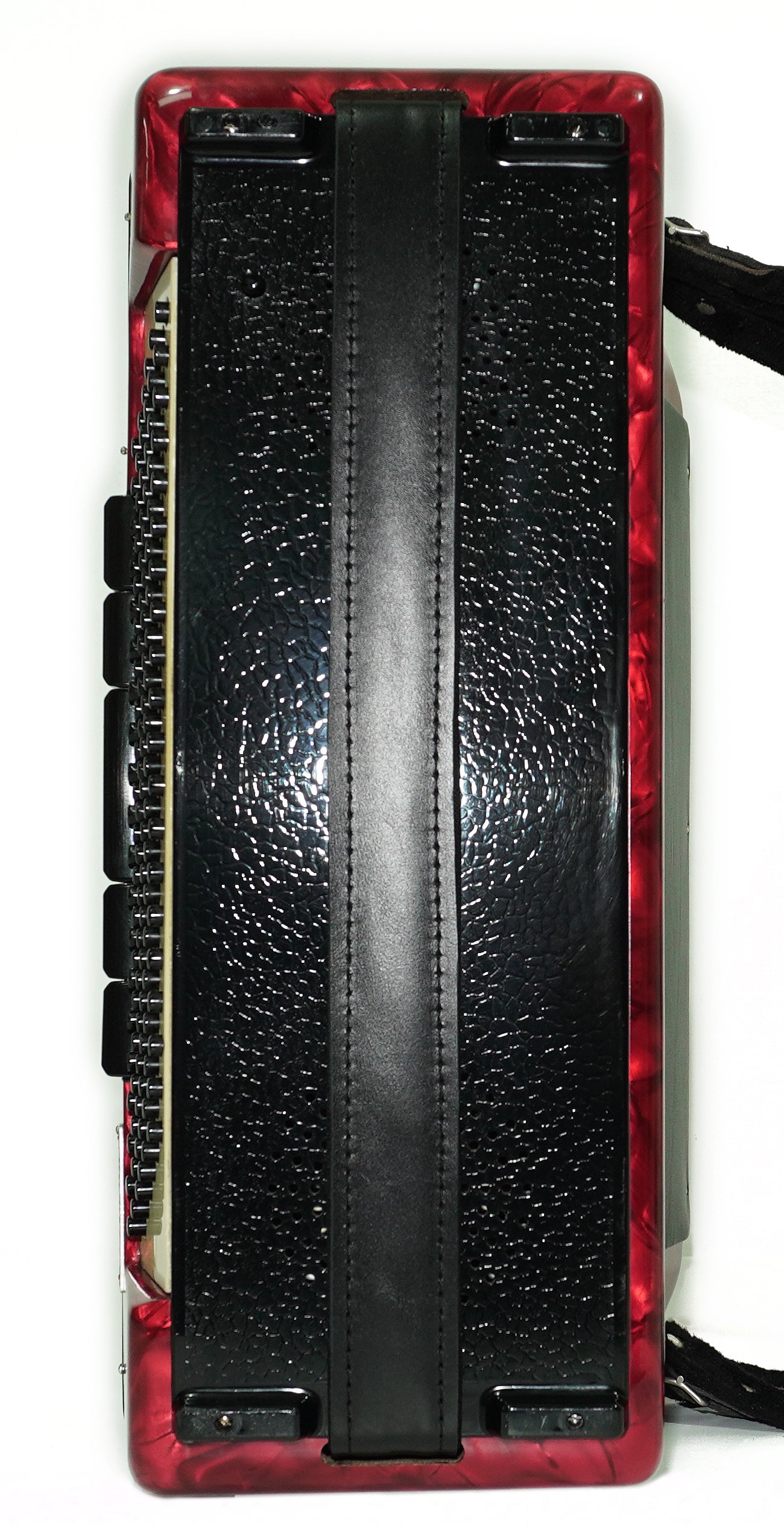 Weltmeister Grandina Button Accordion 120 Bass, made in Germany, 5 Row Bayan B Griff, Straps and Soft Case, Vintage Professional Accordion, 2642