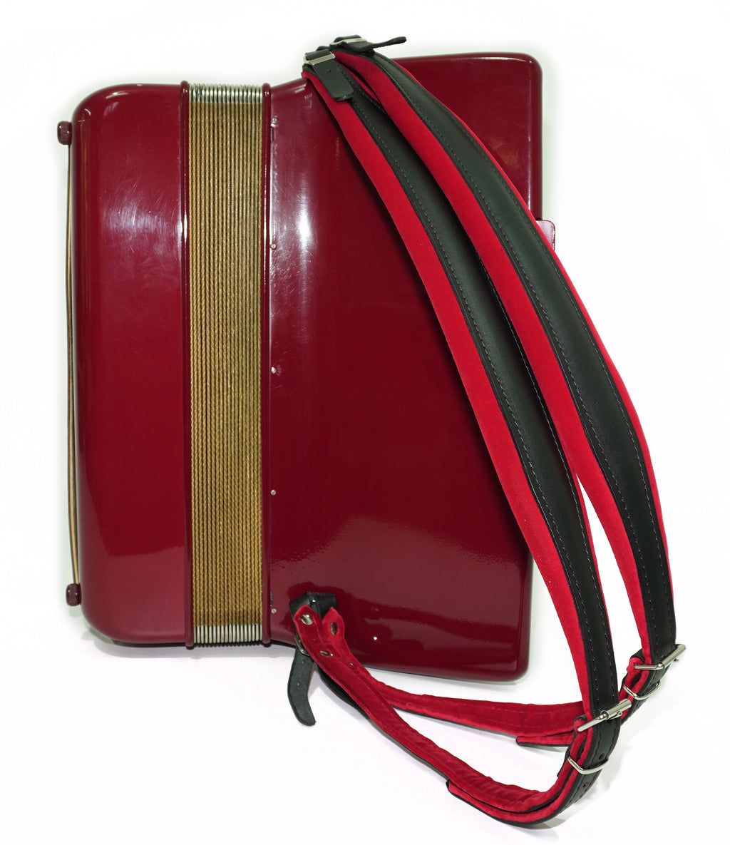 Hohner Atlantic IV De Luxe Piano Accordion, made in Germany 120 Bass, Straps and Soft Bag, Vintage Original Musical Instrument, 2644