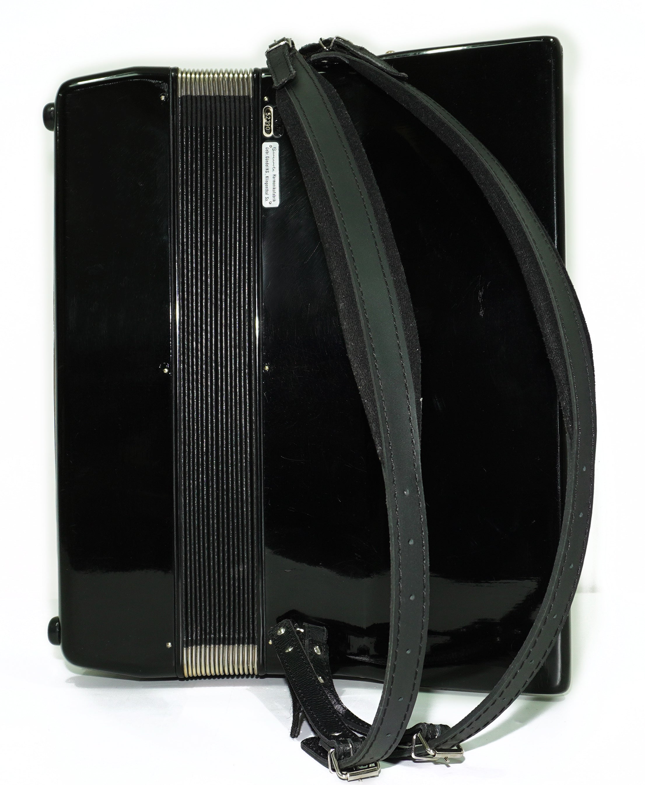 Akkordeon Barcarole Prominenz in voller Größe, 120 Bässe, hergestellt in Deutschland, neue Riemen und Soft Case als Geschenk, Vintage-Tastenakkordeon, 2645