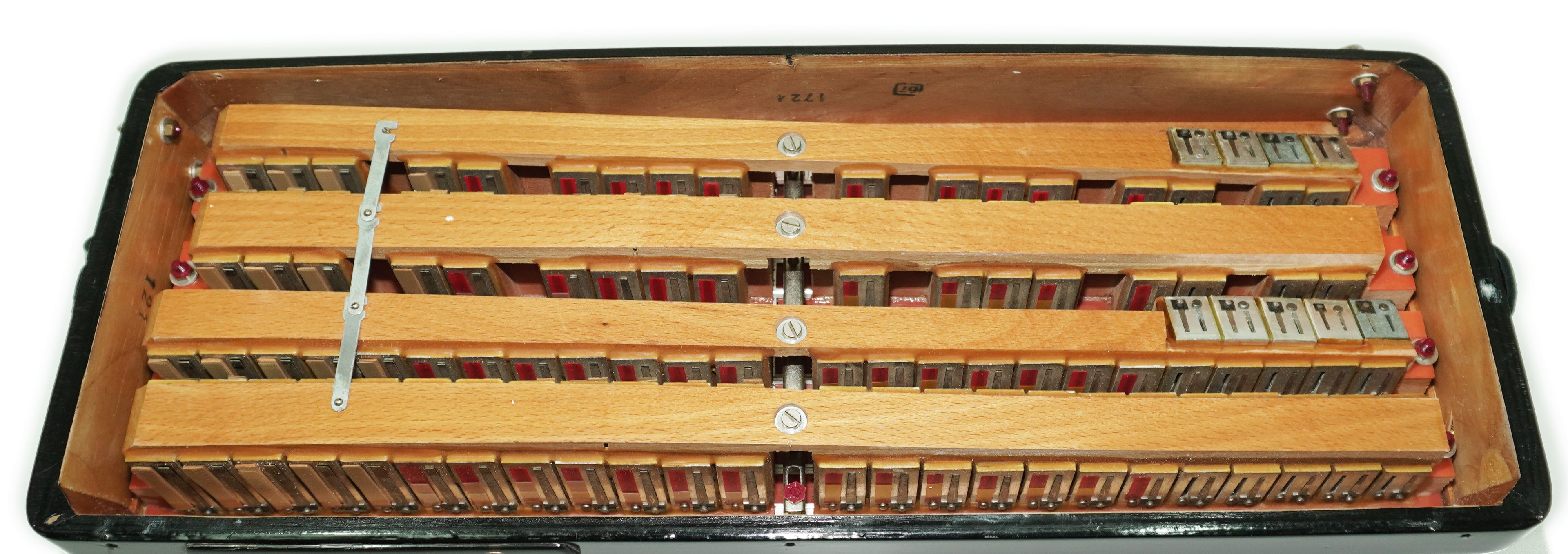 Akkordeon Barcarole Prominenz in voller Größe, 120 Bässe, hergestellt in Deutschland, neue Riemen und Soft Case als Geschenk, Vintage-Tastenakkordeon, 2645