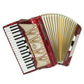 Vintage Lignatone Delicia Melodia VIII Pianoakkordeon 80 Bässe, hergestellt in der Tschechoslowakei, neue Riemen, originales Tasteninstrument, 2647