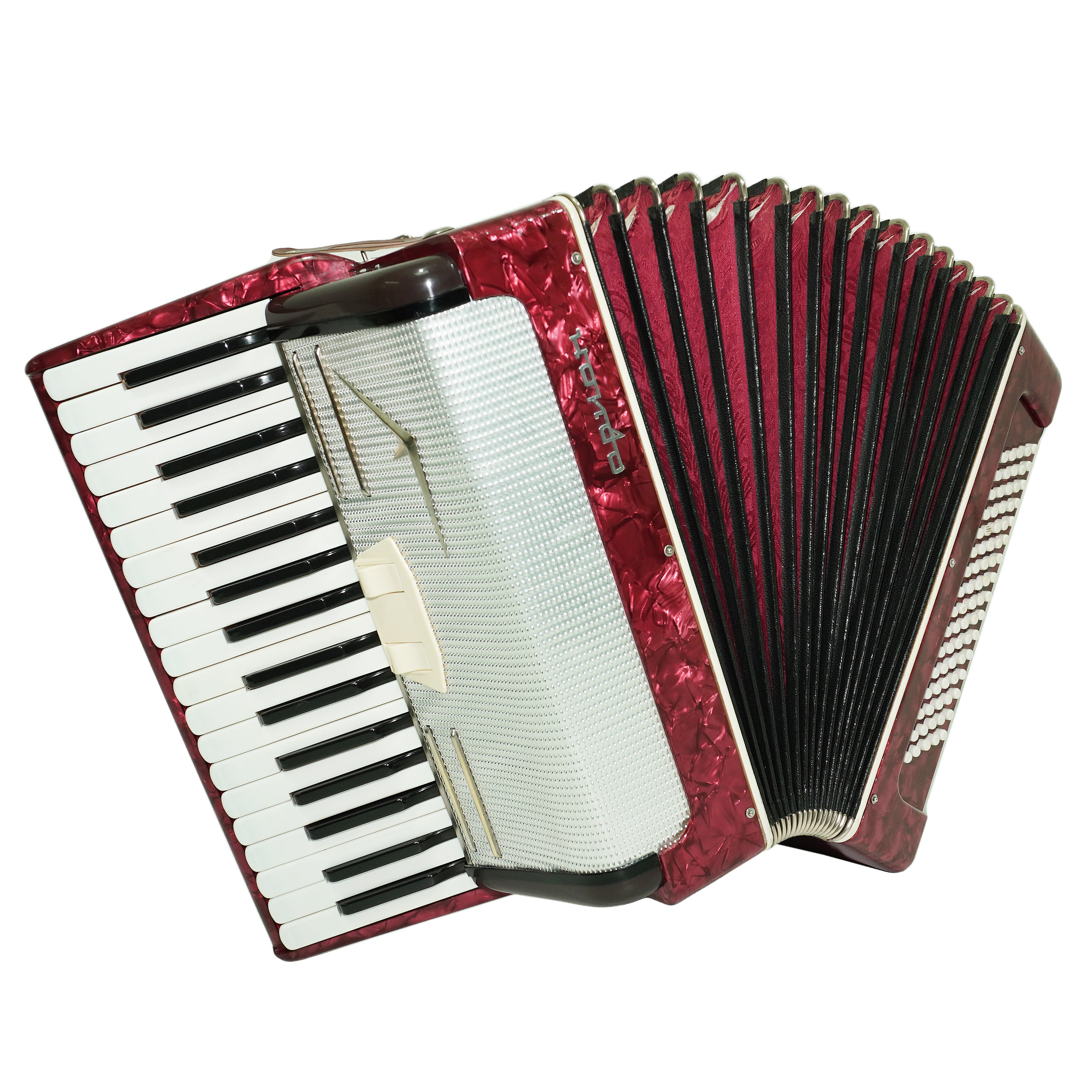 Russian Piano Accordion Akkord Orion, made in Russia, 80 Bass Buttons, New Straps, Original Musical Instrument, Tuned Soviet Accordion, 2648