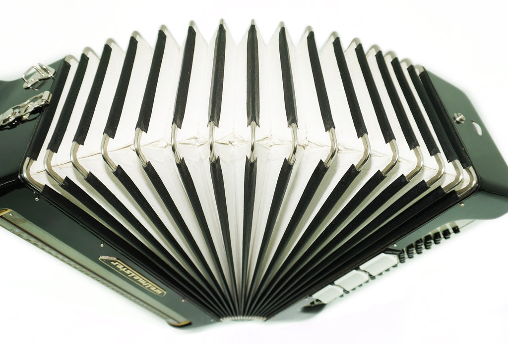 Weltmeister Accordion 80 Bass, made in Germany, New Straps and Soft Case for Gift, Original Keyboard Piano Accordian Instrument, 2643
