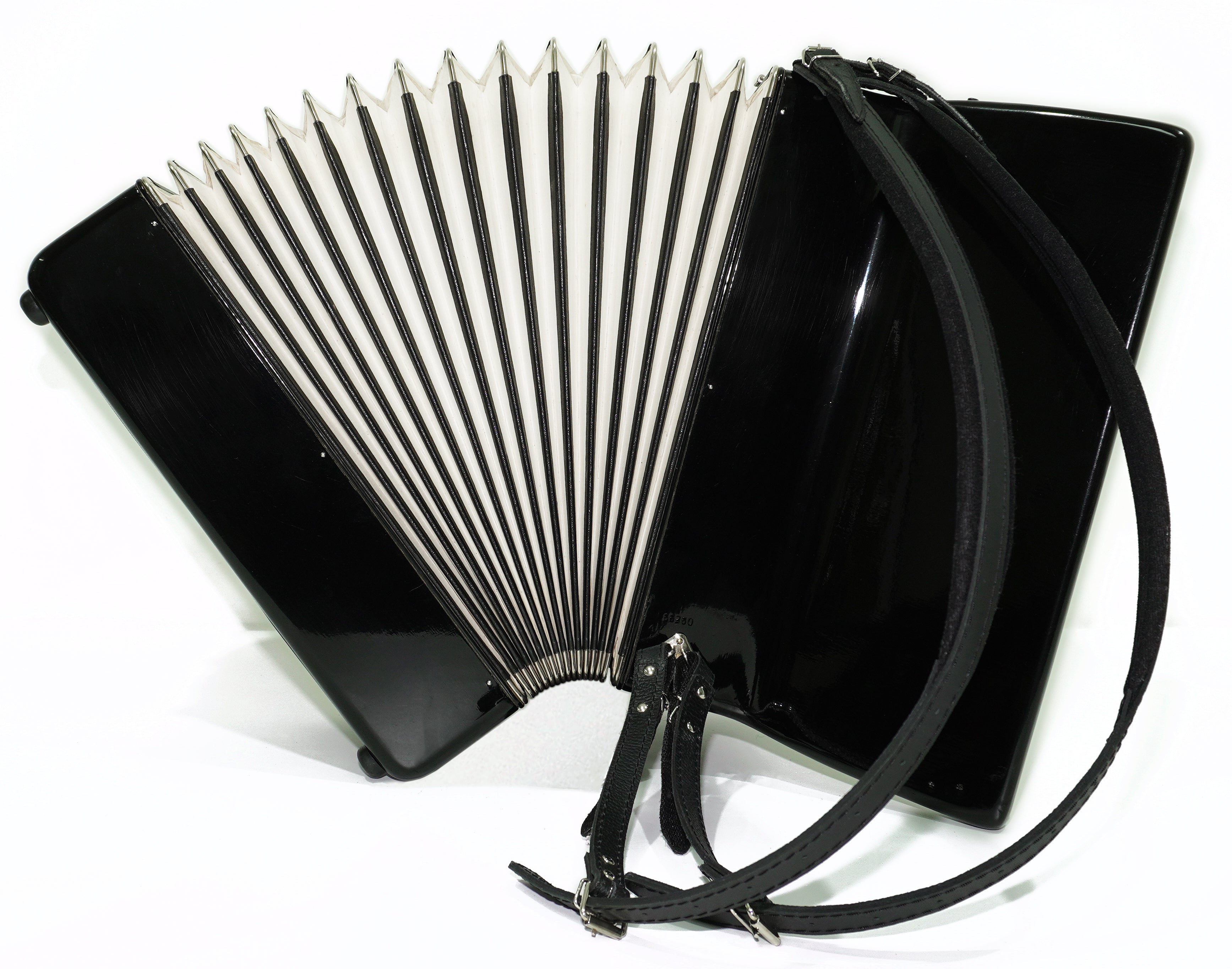 Weltmeister Accordion 80 Bass, made in Germany, New Straps and Soft Case for Gift, Original Keyboard Piano Accordian Instrument, 2643
