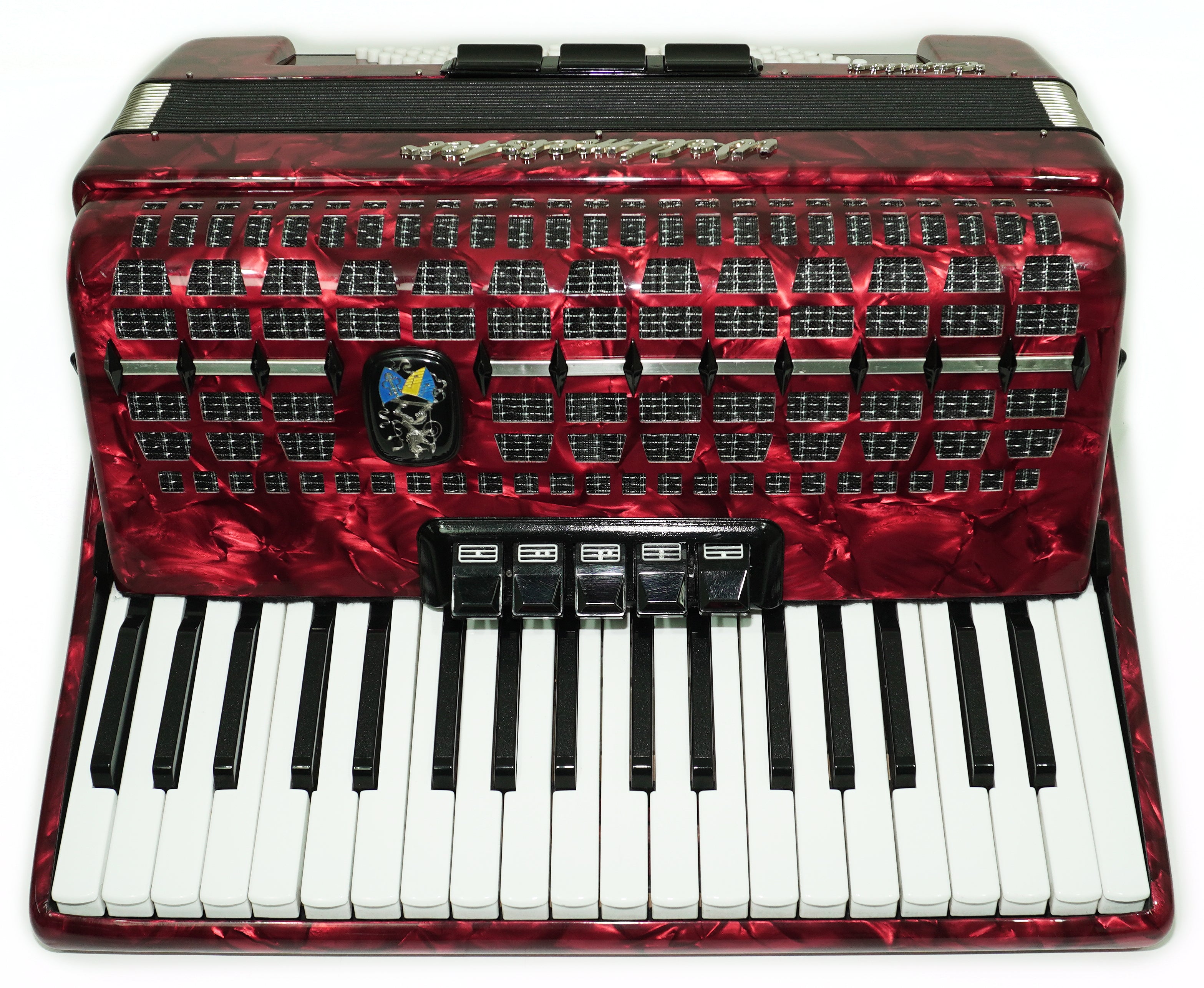 Weltmeister Caprice Accordion 96 Bass, German Accordian Instrument, New Straps and Soft Case for Gift, Original Keyboard Piano Acordeone, 2651