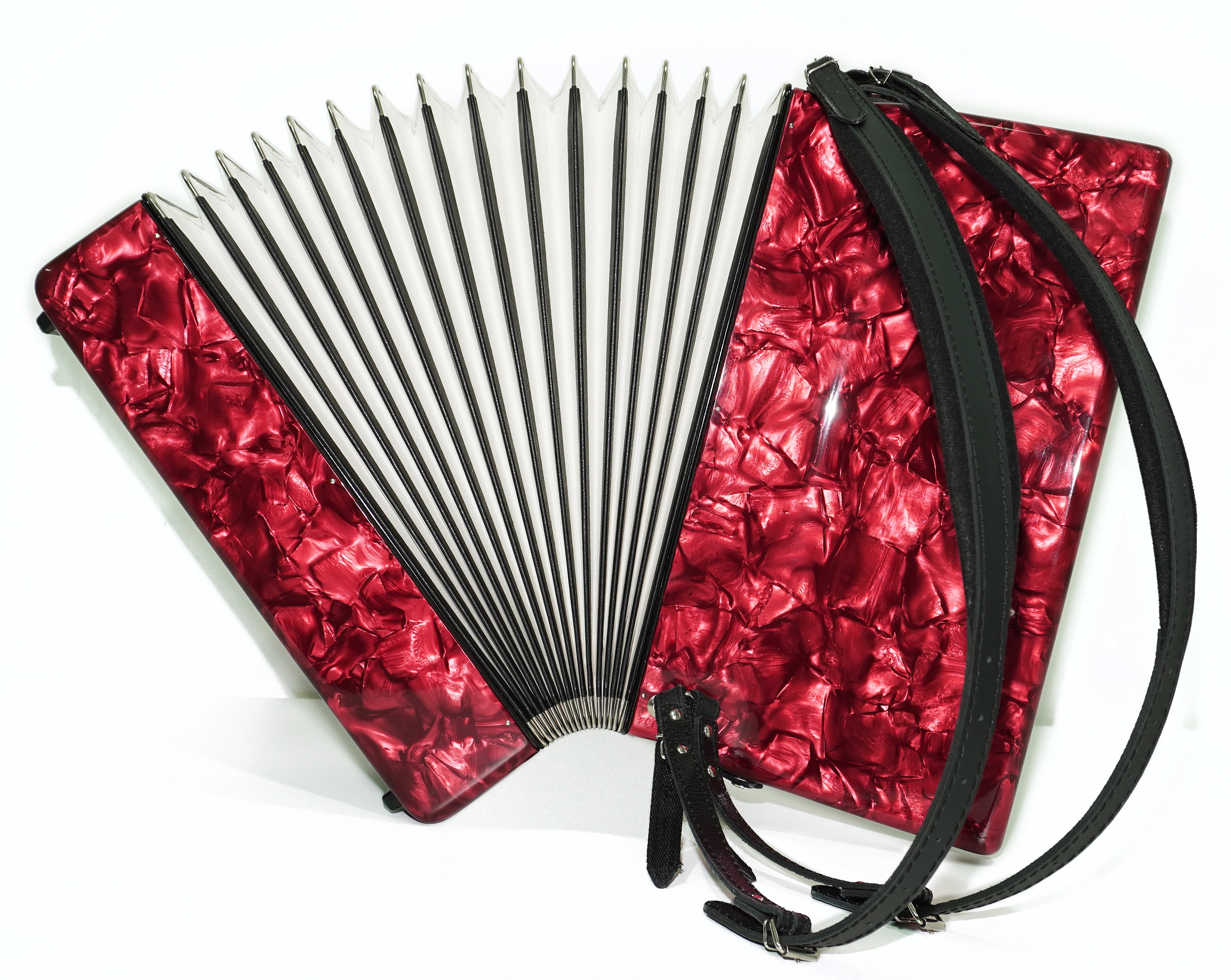 Weltmeister Caprice Accordion 96 Bass, German Accordian Instrument, New Straps and Soft Case for Gift, Original Keyboard Piano Acordeone, 2651