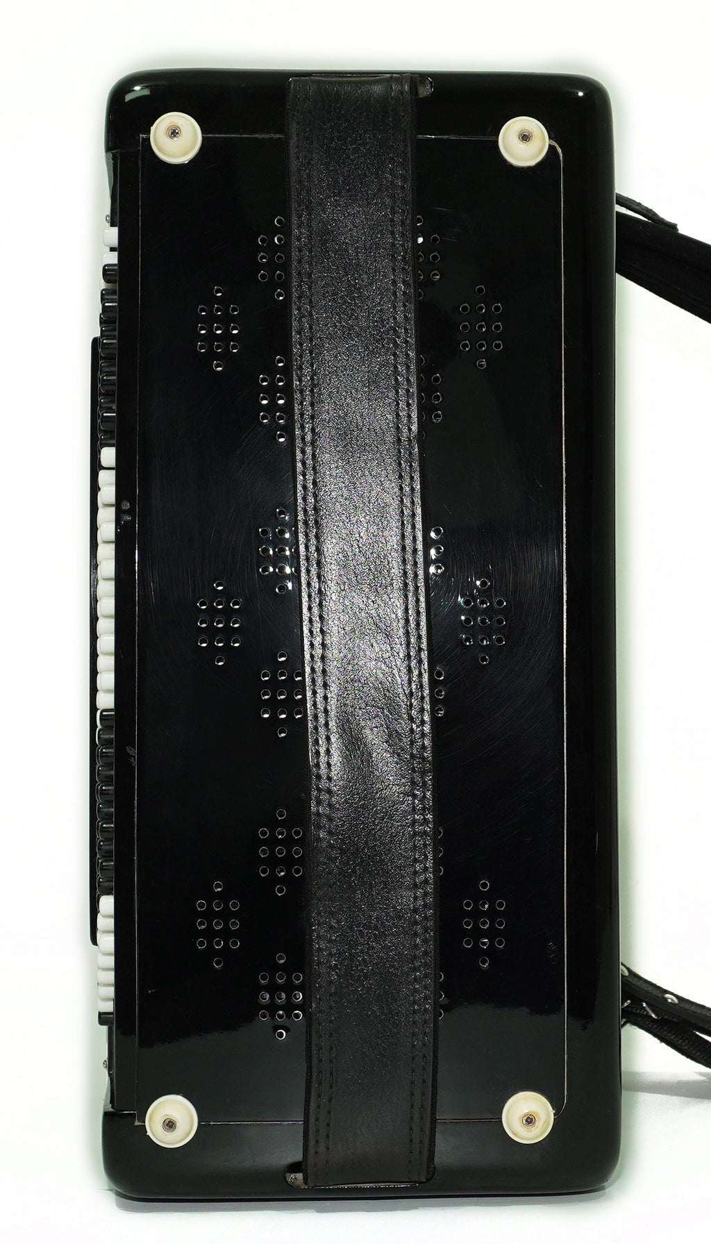 Converter Bayan Rubin 5 Free Bass und Stradella, 120-Bass-Knopfakkordeon, russisches Vintage-Bajan-Akkordeon, mit Riemen und Hartschalenkoffer, 2650