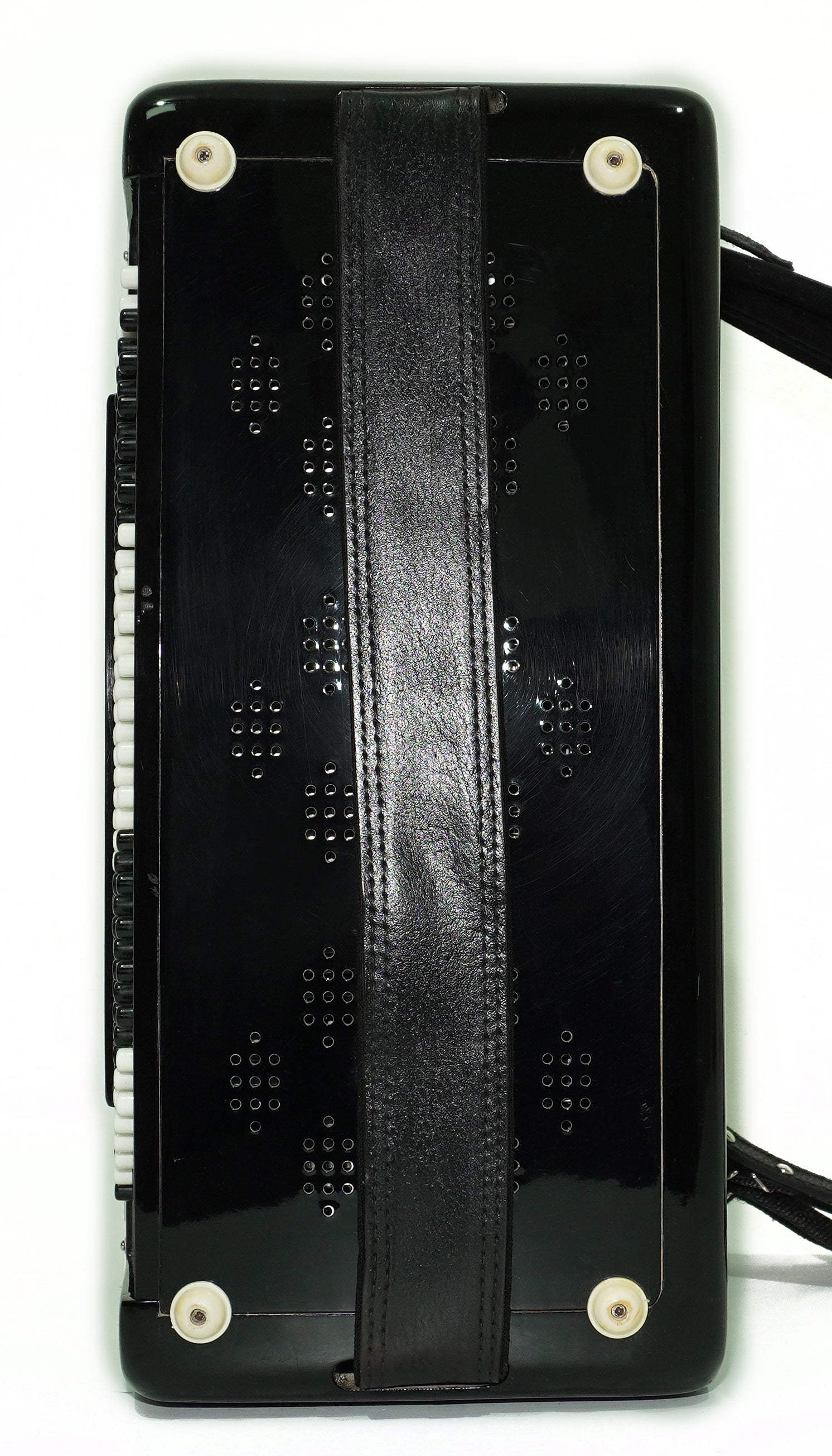 Converter Bayan Rubin 5 Free Bass und Stradella, 120-Bass-Knopfakkordeon, russisches Vintage-Bajan-Akkordeon, mit Riemen und Hartschalenkoffer, 2650