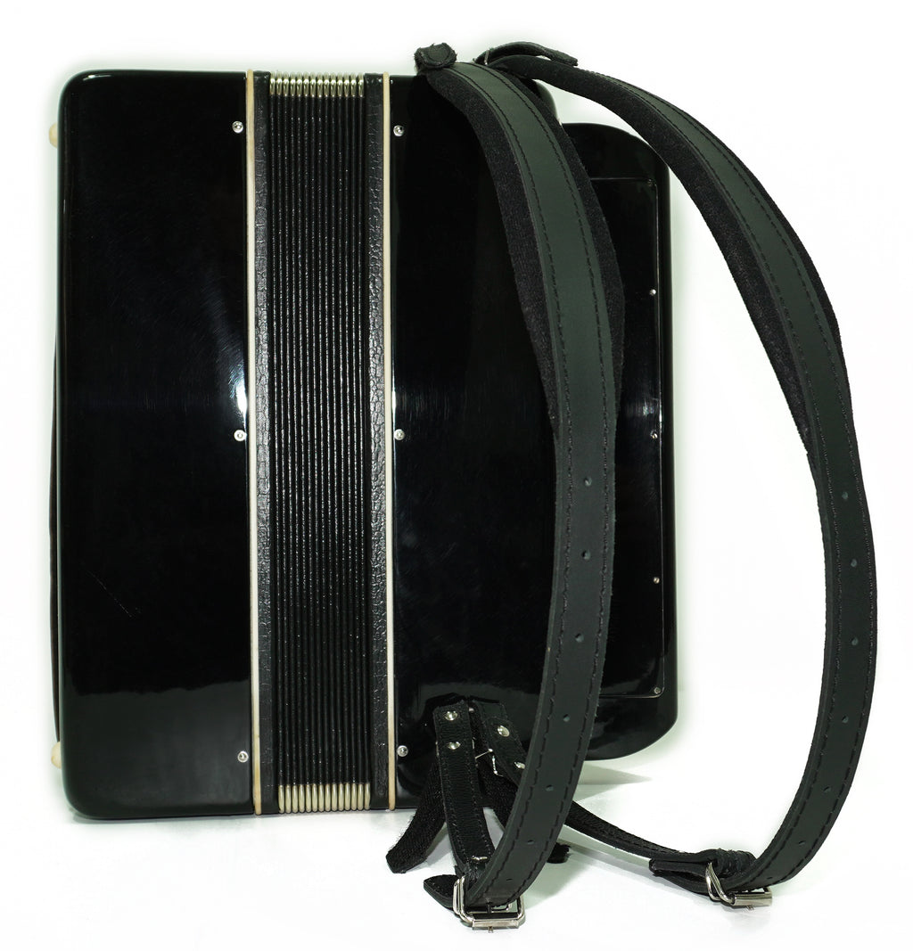 Converter Bayan Rubin 5 Free Bass und Stradella, 120-Bass-Knopfakkordeon, russisches Vintage-Bajan-Akkordeon, mit Riemen und Hartschalenkoffer, 2650