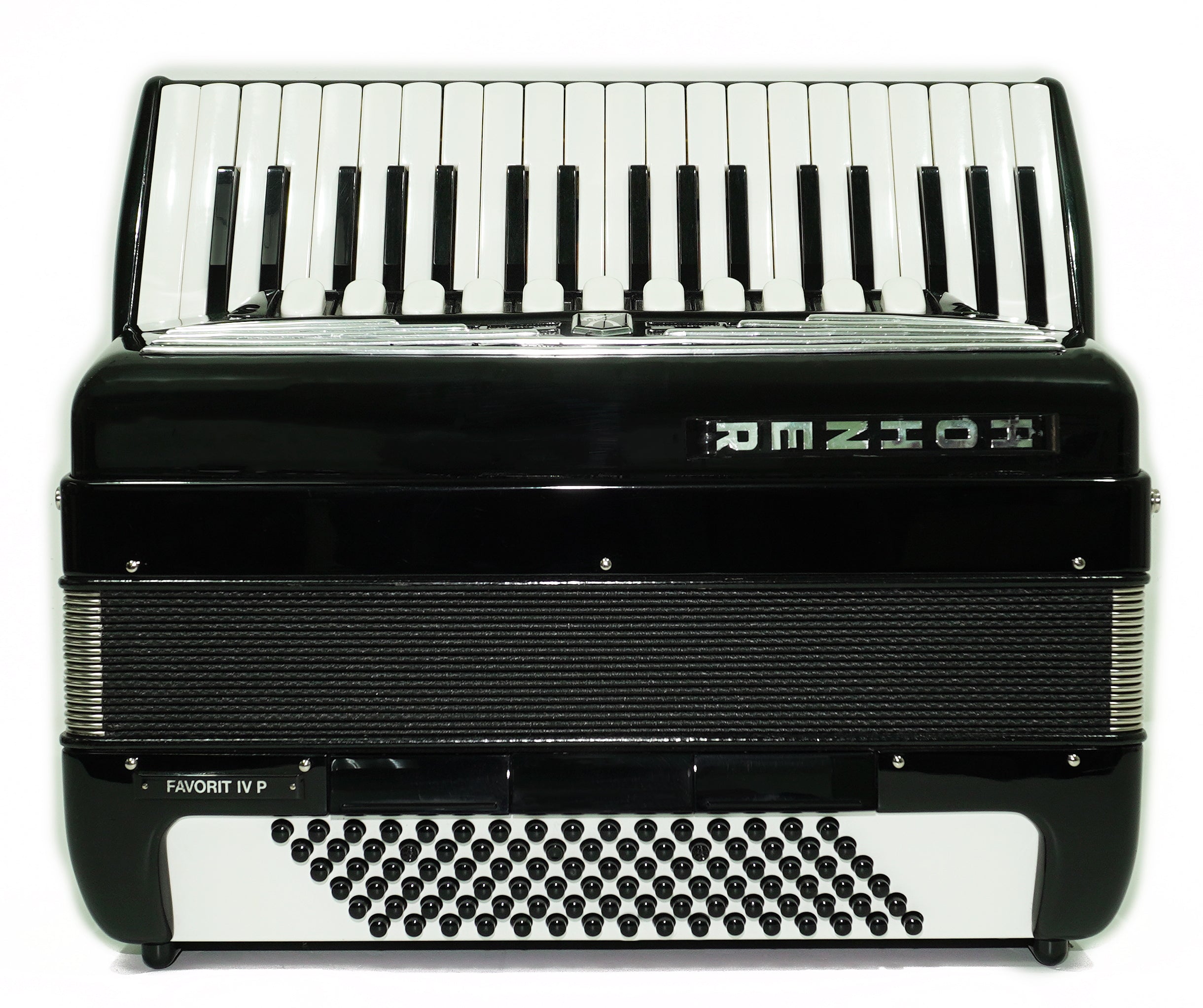 Hohner Favorit IV P Vintage Pianoakkordeon made in Germany, originales Tastaturakkordeon, inkl. Riemen und Hartschalenkoffer, 2659