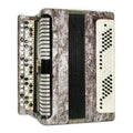 Tulskiy Russian Bayan Etude, 3 Row Chromatic Button Accordion, B System, Straps and Hard Case, Soviet Garmoshka Tula, 2657