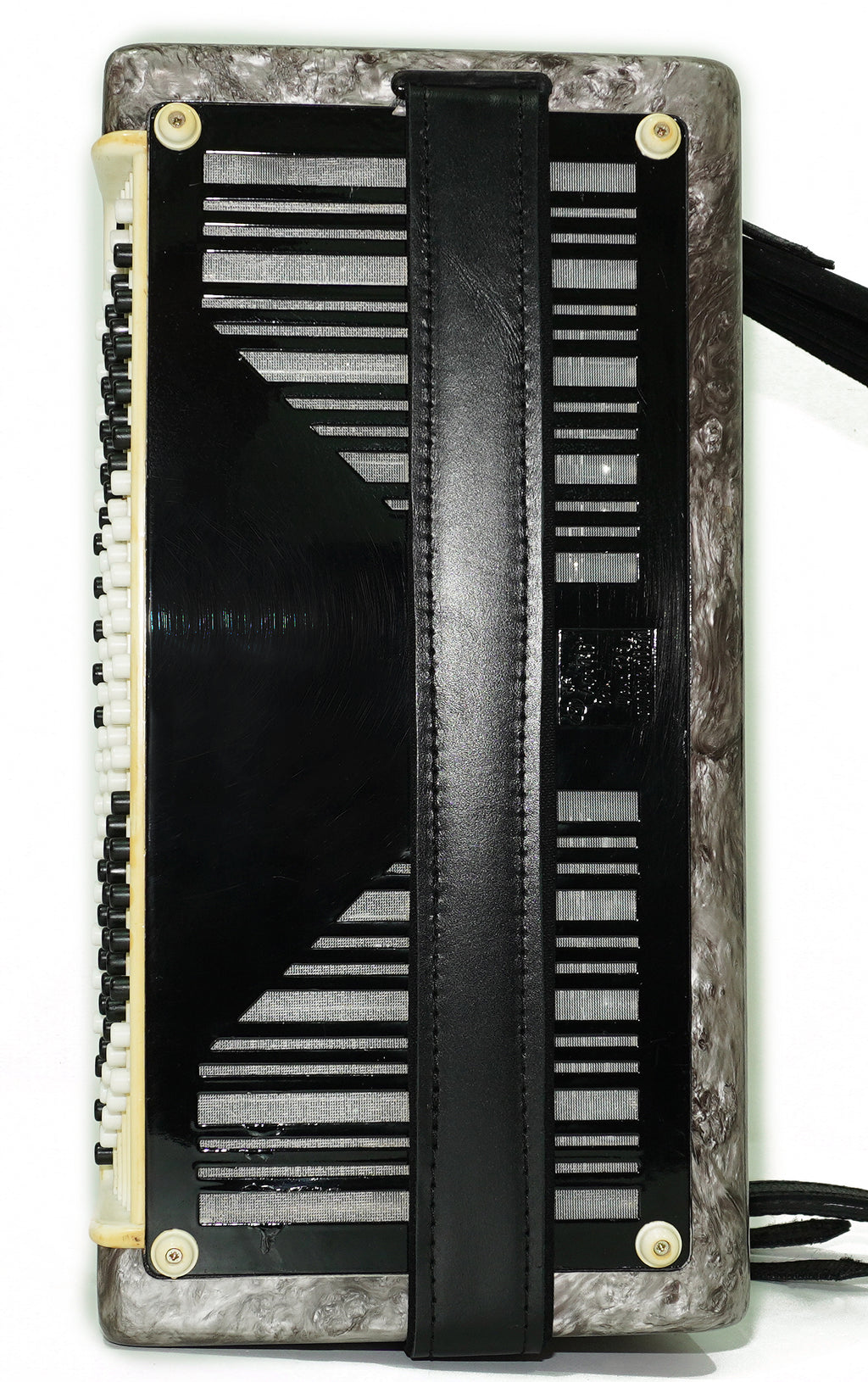 Tulskiy Russian Bayan Etude, 3 Row Chromatic Button Accordion, B System, Straps and Hard Case, Soviet Garmoshka Tula, 2657