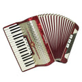 Weltmeister Accordion 96 Bass, German Piano Accordian, New Straps and Soft Case for Gift, Original Keyboard Musical Instrument, 2663