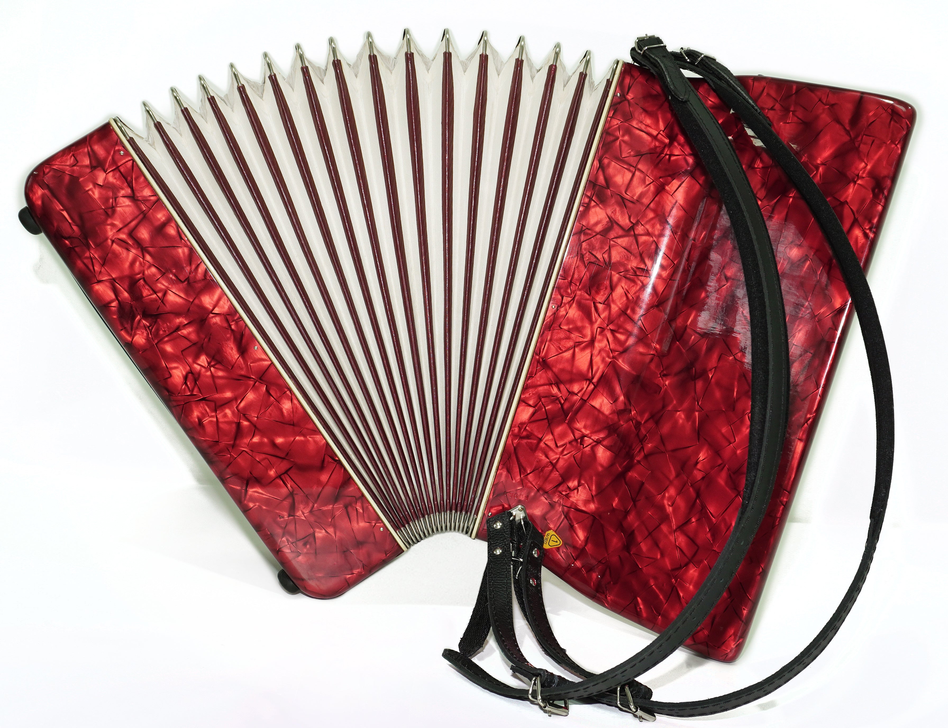 Weltmeister Accordion 96 Bass, German Piano Accordian, New Straps and Soft Case for Gift, Original Keyboard Musical Instrument, 2663