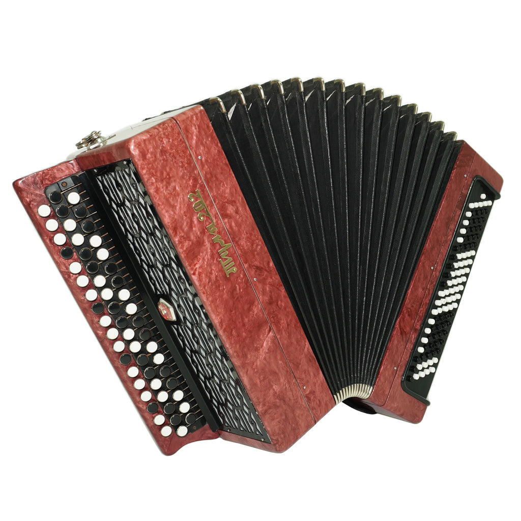 Tulskiy Russian Bayan Tula 202 Button Accordion 100 bass Acordeone de Botones, New Straps and Soft Case for Gift, 2664