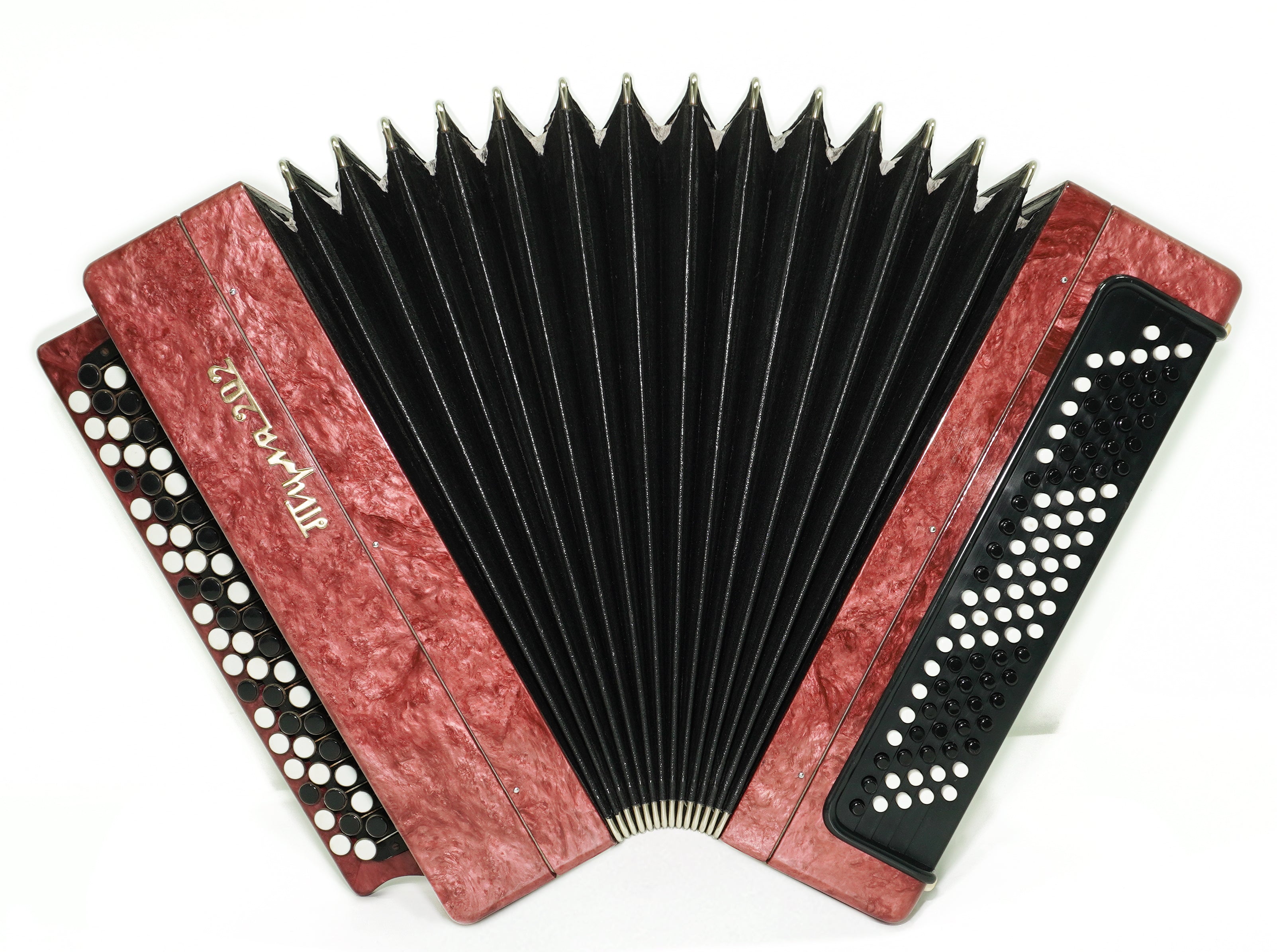 Tulskiy Russian Bayan Tula 202 Button Accordion 100 bass Acordeone de Botones, New Straps and Soft Case for Gift, 2664