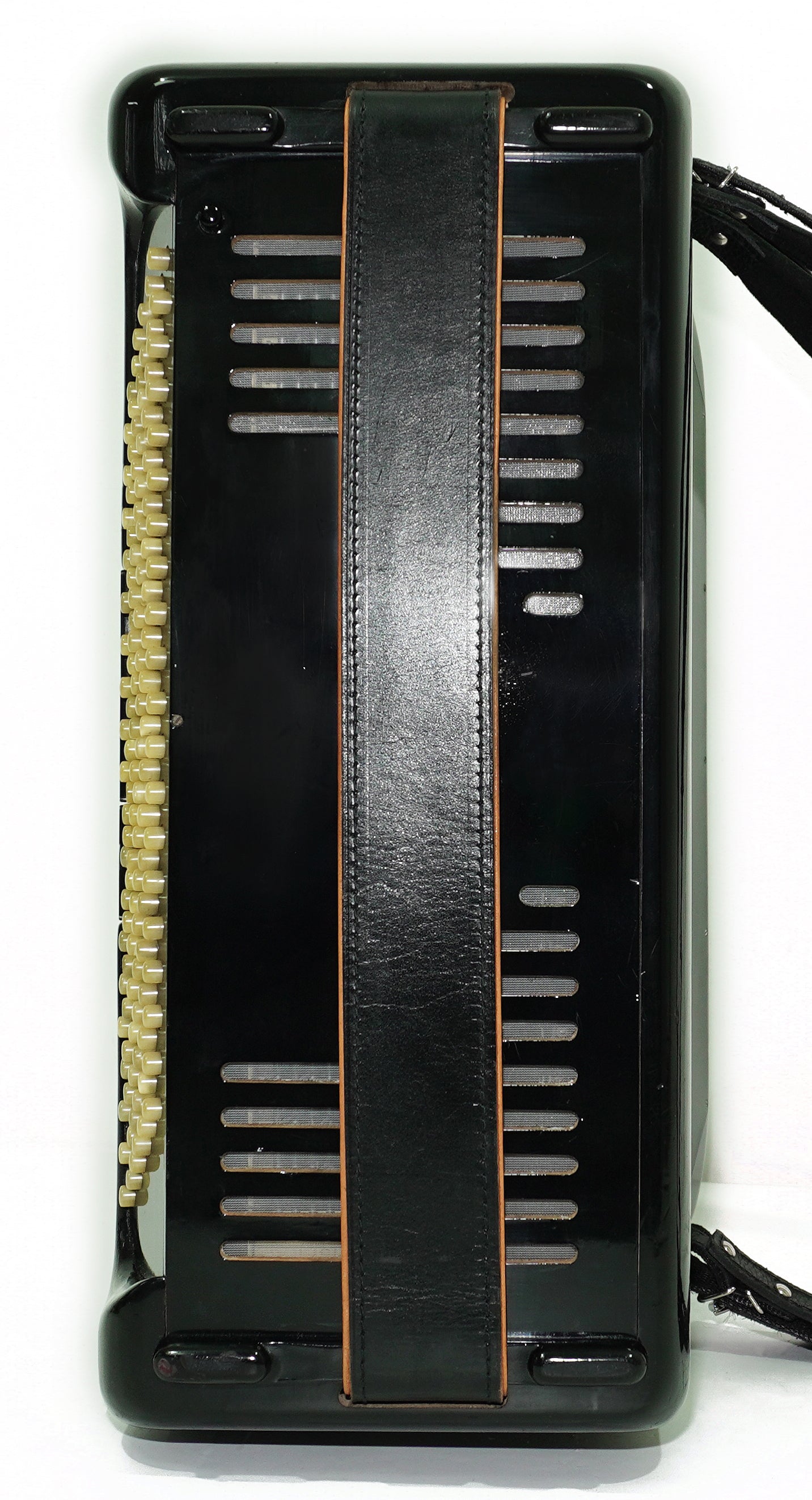 Vintage Hohner Accordina VII C Griff Knopfakkordeon 120 Bässe, hergestellt in Deutschland, mit neuen Riemen, Original Accordeon de Botones, 2671