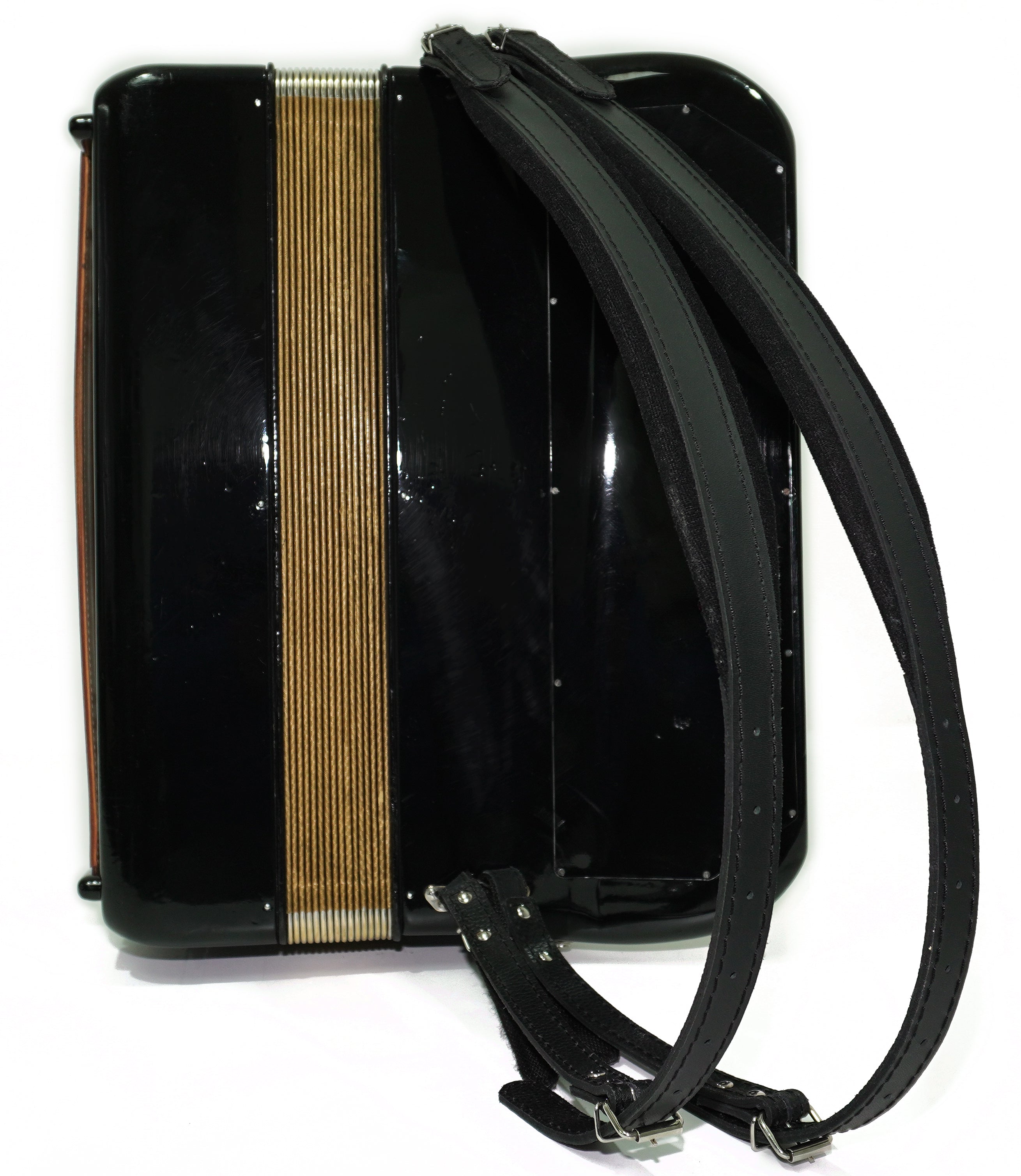 Vintage Hohner Accordina VII C Griff Knopfakkordeon 120 Bässe, hergestellt in Deutschland, mit neuen Riemen, Original Accordeon de Botones, 2671