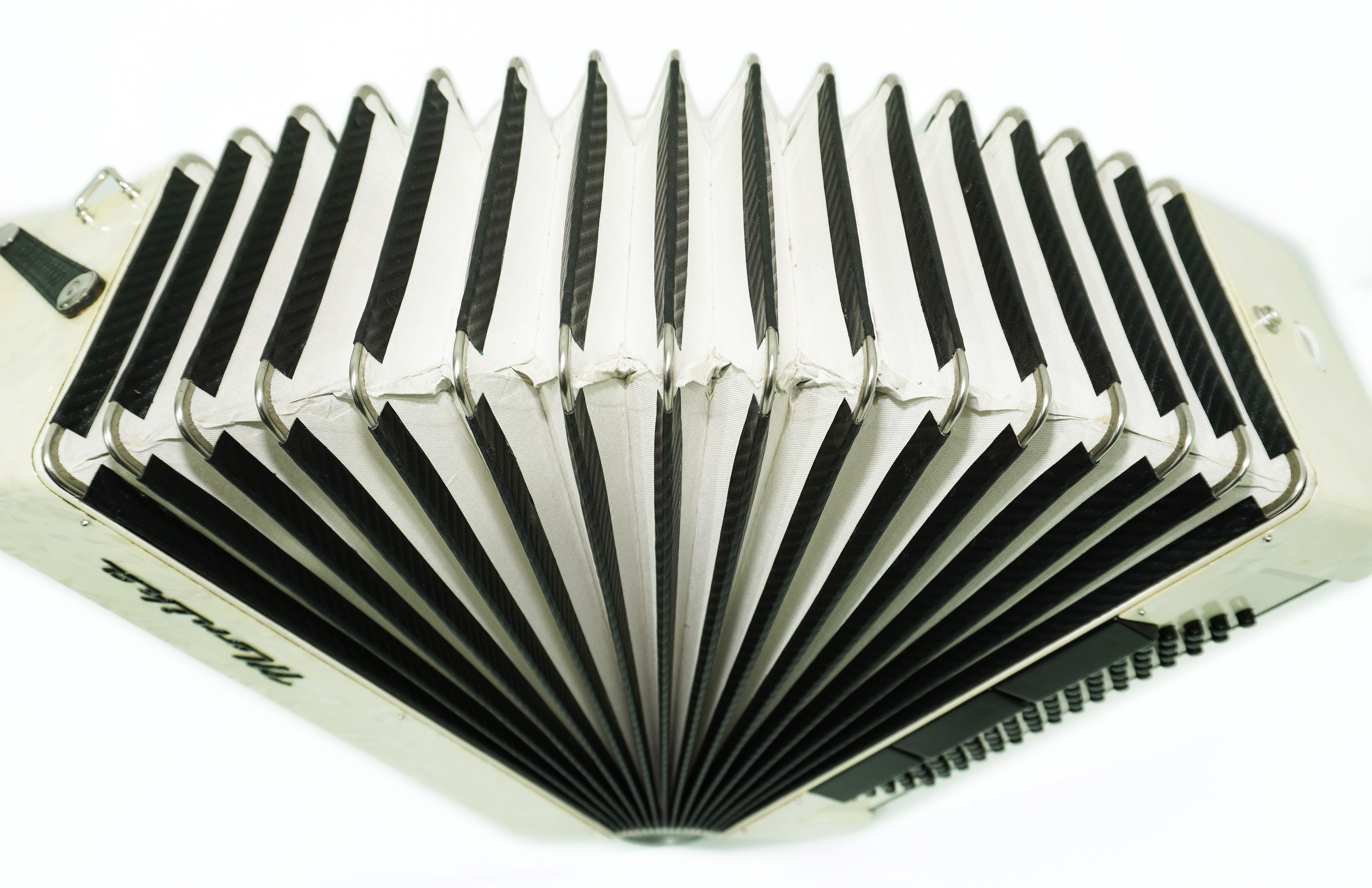 German Piano Accordion 80 Bass Monika, New Straps and Soft Case for Gift, Keyboard Accordian Musical Instrument, 2673