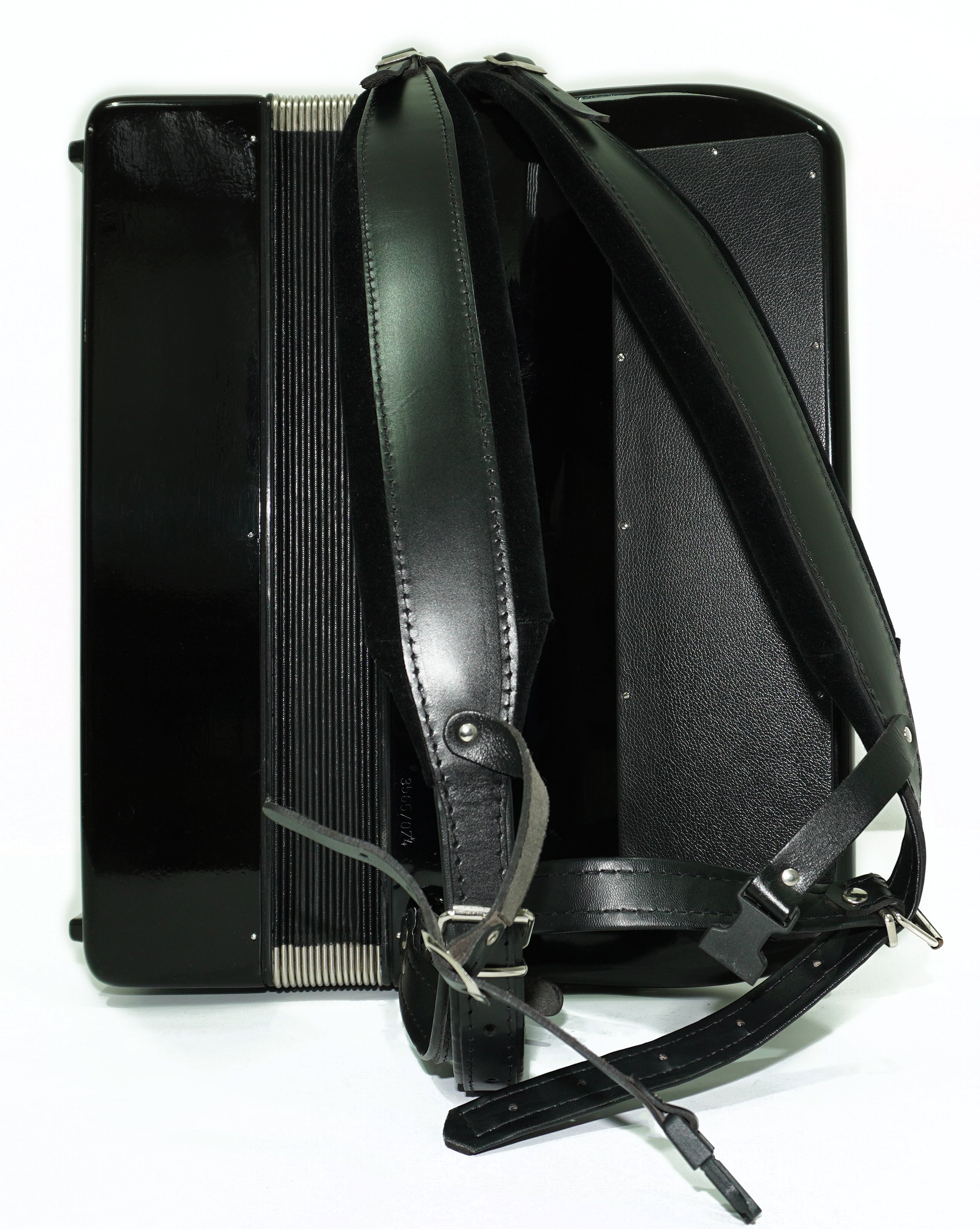 Weltmeister Grandina Knopfakkordeon 120 Bässe, hergestellt in Deutschland, 5-reihig Bayan B Griff, Gurte und Softcase, Vintage Profi Akkordeion, 2674