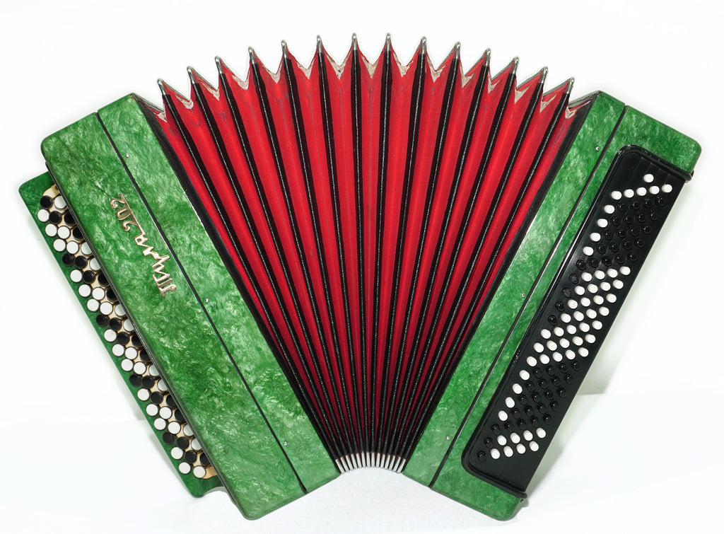 Tulskiy Russian Bayan Tula 202 Button Accordion 100 bass Acordeone de Botones, New Straps and Soft Case for Gift, 2678