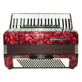 Weltmeister Stella Akkordeon 120 Bass, deutsches Akkordeon Instrument, neue Riemen und Soft Case als Geschenk, originales Tasten-Klavier-Akkordeon, 2675