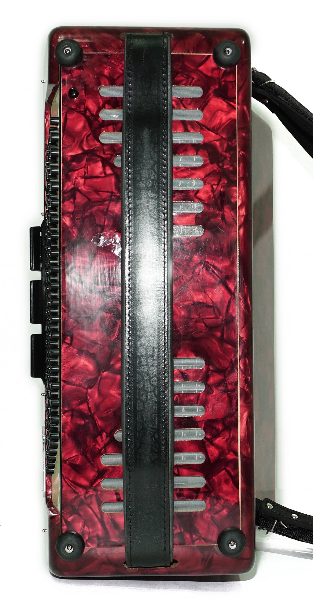 Weltmeister Stella Akkordeon 120 Bass, deutsches Akkordeon Instrument, neue Riemen und Soft Case als Geschenk, originales Tasten-Klavier-Akkordeon, 2675
